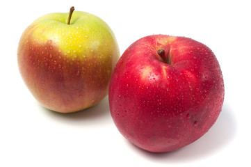Apples isolated on white background