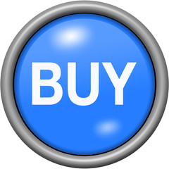 Blue design buy in round 3D button
