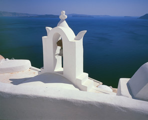 Glockenturm auf Santorin
