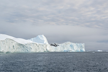view of the iceberg in Ilulissat, Greenland