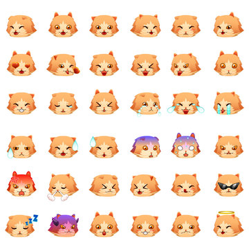 Persian Cat Emoji Emoticon Expression