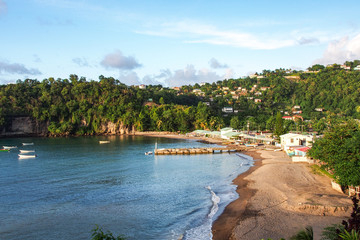 Fototapeta na wymiar Kleine Antillen - St. Lucia - Anse la Raye