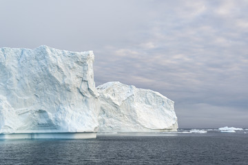 Fototapeta na wymiar View of the iceberg in Ilulissat, Greenland