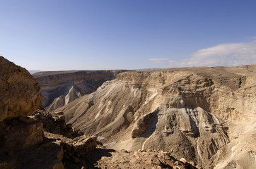 Fototapeta na wymiar The desert from Masada