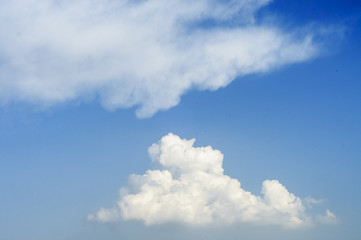 Naklejka na ściany i meble scattered Clouds and blue sky
