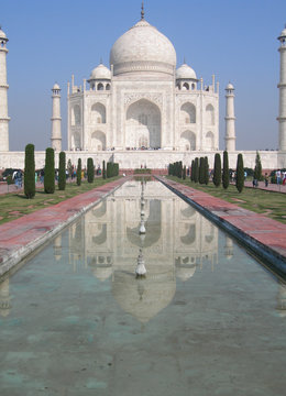 Taj Mahal mausoleum complex in Agra, India