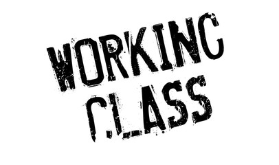 Working Class rubber stamp. Grunge design with dust scratches. Effects can be easily removed for a clean, crisp look. Color is easily changed.