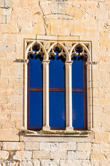 Fototapeta na wymiar Castle window in Valderrobres, Spain