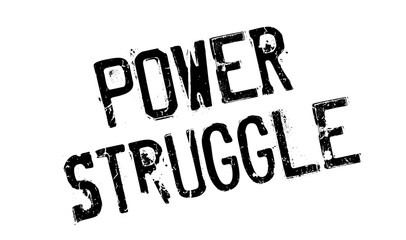 Power Struggle rubber stamp. Grunge design with dust scratches. Effects can be easily removed for a clean, crisp look. Color is easily changed.