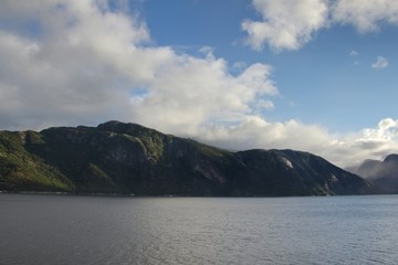 paysage des fjords en Norvège