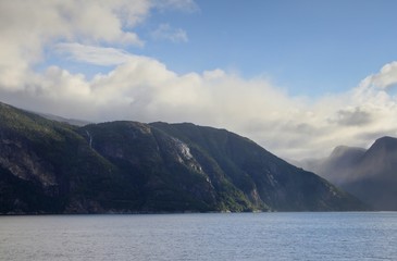 paysage des fjords en Norvège