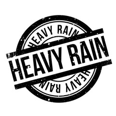 Heavy Rain rubber stamp. Grunge design with dust scratches. Effects can be easily removed for a clean, crisp look. Color is easily changed.