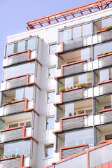 Modernes Wohngebäude in Deutschland