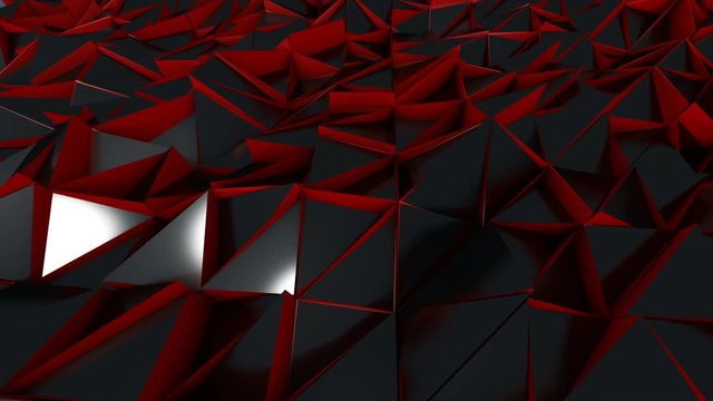 perfectly seamless loop 3d rendering background origami