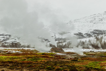 Strokkur geyser in Iceland