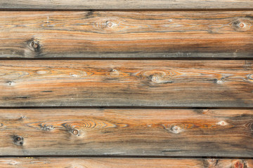 Fototapeta na wymiar Brown wooden natural desks wall background.