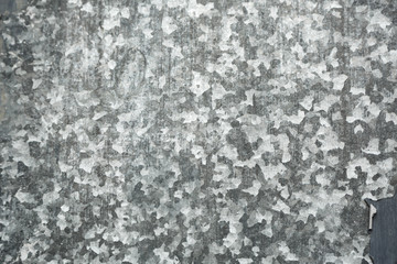 Zinc galvanized grunge metal texture close up