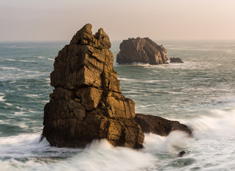 Landscape in the Urros de Liencres. Cantabria. Spain.