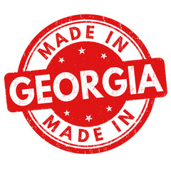 Made in Georgia sign or stamp