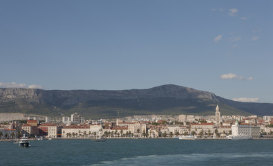 City of Split Craotia. Adriatic Sea.