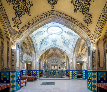 tradition house Sultan Amir Ahmad Bathhouse in Kashan - Iran