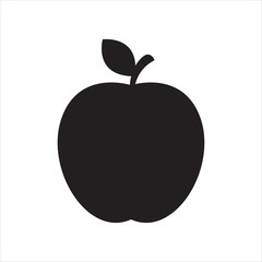 apple, fruit, icon, vector illustration eps10