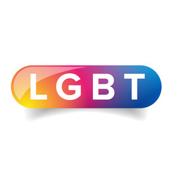 Lgbt rainbow button