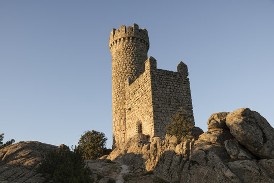 Torrelodones's castle. Madrid, Spain.