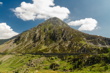 Pen yr Ole Wen mountain from Idwal Cottage.