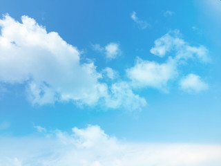 Naklejka na ściany i meble Beautiful blue sky and cloud in morning time