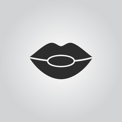 Lips Vector Icon