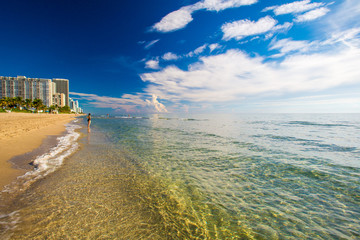 Beautiful beach in Florida
