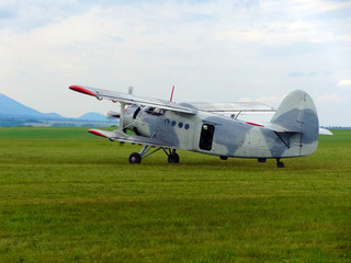 Fototapeta na wymiar Aircraft Antonov An-2