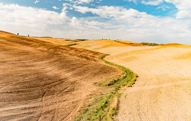 panorama of the Tuscan land in Italy