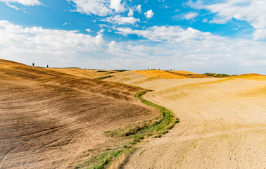 panorama of the Tuscan land in Italy