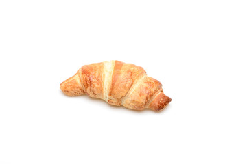 Fresh croissant isolated on white background