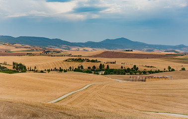 Obraz premium panorama of the Tuscan land in Italy