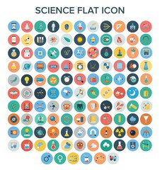 Science Flat Icon Set