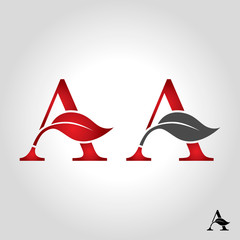 letter a logo, icon and symbol vector illustration