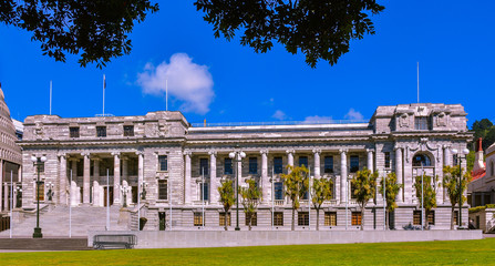 Fototapeta na wymiar Parliament House Building - Wellington, New Zealand