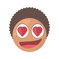 emoji love expression image vector illustration eps 10