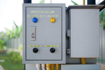 Water pump control systems box