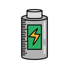 battery charging power image vector illustration eps 10