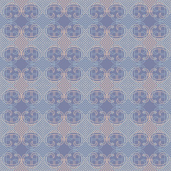 Vintage lace trim seamless pattern vector background. Grunge linen texture