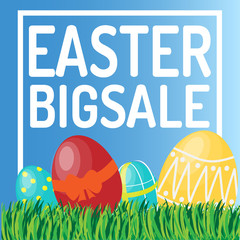 Easter big sale banner