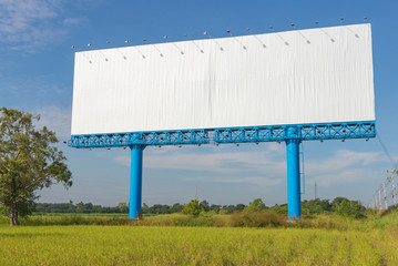 Obraz premium billboard or advertising poster for advertisement concept background