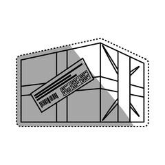 Box delivery package icon vector illustration graphic design
