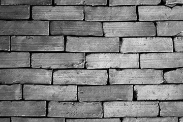 Grunge red brick wall background with copy space,brick floor.