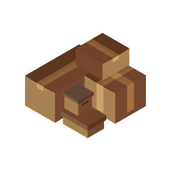 Box delivery package icon vector illustration graphic design