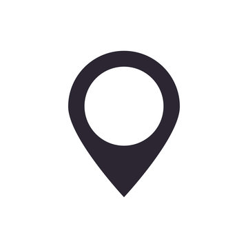 Map pointer pin icon vector illustration graphic design